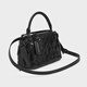 
CHARLES/KEITH25 Autumn New Product Braided Design Handheld Kelly Bag Crossbody Bag CK2-30701620 Noir Black M