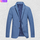 BOSS business casual suit jacket men's 2025 new spring and autumn thin suit top high-end single suit blue 4XL 195 suitable for 180-200Jin Jin equals 0.5 kg