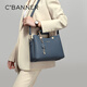 Qianbaidu CBANNER cowhide bag women's bag large capacity crossbody bag one shoulder hand luxury birthday gift high-end feeling for girlfriend and wife