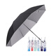 Hot-selling million-dollar 8-bone manual folding black plastic sun protection and UV protection umbrella for both rain and shine, manual 7-bone silver plastic color random