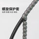 Bun Peng thread protective sleeve spiral high-pressure hose hydraulic oil pipe car wash water pipe wire and cable soft casing wrapped pipe winding pipe blue inner diameter 25mm 5 meters