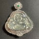 Authentic natural jade A-grade Maitreya Buddha pendant necklace ice jade gift for girlfriend Ice type Maitreya Buddha + premium packaging box + exclusive certificate