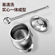 Zwilling German quality solid unlaminated 304 stainless steel medicine jar mortar mortar Chinese medicine masher household mortar 304 stainless steel extra thick small + round head rod (pounder