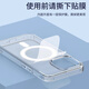 True Guard [transparent magnétique] Applicable à Apple 16Promax Mobile Case iPhone16Promax Protector Ultra-Thin Ultra-Light Anti-Fall And Fashion Fashion Simple Soft Case transparente