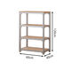 Yingtang paint-free ecological board aluminum profile study bookshelf floor-standing storage rack multi-layer storage rack living room storage rack 6040120