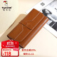 Woodpecker (TUCANO) cowhide wallet women's long 2025 new retro style multi-card slot ticket holder oil wax cowhide pickup bag gift for women