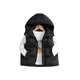G.DUCKKIDS children's vest boys autumn and winter new down cotton thickened hooded vest vest girls middle and large children's cotton jacket hot sale black 140 height 130-140cm age 8-9 years old