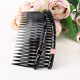 Tang Funi Internet celebrity bangs forehead broken hair hairpin organizer hairpin female head broken hair comb insert comb short hair management headdress medium black (2 pieces)