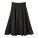 Tricolor Sheep Wool 2025 Winter New Warm Woolen Skirt A-Line Long Skirt for Women