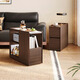 Lin's Home Furnishing movable coffee table living room sofa side table with storage small side table Lin's Wood Industry UB1J