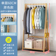 Yubaimuchuang coat rack floor-standing vertical bedroom home multi-functional clothes rack living room door hanging bag hanging clothes rack single layer primary color 60CM