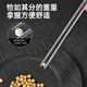 Cui Dahuang 316L stainless steel chopsticks for home use, high-end, mildew-proof, anti-bacterial and high-temperature resistant, 5 pairs of good fortune