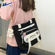 
Huili Xiaoqing Schoolbag Female Junior High-Beautiful Cute Primary School Student Backpack High School Student Large Capacity Lightweight Backpack Black Two-Piece Set [with Badge 7 + Backpack Bear]