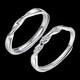 Three Lives Three Worlds Couple Rings Niche Design Couple Rings Pair of Birthday and Valentine's Day Gifts Women's Model with Diamonds Opening Adjustable