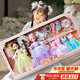 Bandy Cute Dress Up Doll Toy Girl Birthday Gift Doll Doll Set Children 3-6 Years Old Simulation Play House 70CM Gift Box National Fashion Ancient Style Dress Up Doll-2 Baby 6 Clothes