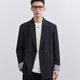Earl Joel Casual Blazer Men's Suit's Men's High Deay Single Casual Wear Formal Wear Spring and Automne Loose Western Thin Style Engagement