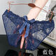 Sexy thin strap sexy underwear for women new 2024 popular low-waist pure girly thong bow 011525 white blue confidential delivery M