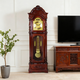 Honghe floor clock living room mechanical Chinese retro floor clock chime mechanical clock German copper core winding 2013 mahogany color Polaris mechanical spring movement