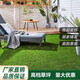 Fake lawn simulated artificial turf plastic green carpet rooftop balcony roof sun room villa courtyard outdoor 2.5 cm thickened extra dense spring grass 4 meters wide 1 meter long artificial cutting