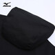 Mizuno Outdoor Jacket Men's Three-in-One Jacket Couple's Two-piece Hooded Windproof and Water-Repellent Mountaineering Jacket Obsidian Black 2XL