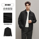 Heilan House (HLA) Jacket Men's 25 New National Premium Lapel Crisp Casual Jacket Men's Autumn Black Inlay R3 M 170/88A Recommended 125~136Jin Jin equals 0.5kg