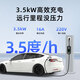 ROMADA Geely Xingyuan car charging gun 3.5kw household 7kw portable charger 220V new energy vehicle charging pile 16A/32A ground wire-free slow charging port national standard 7 holes indicator light model/two-speed adjustment/national standard/full self-stop 5 meters/3.5KW car charging/conversion head included