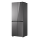 Haier Hemei series 415L cross-door refrigerator, ultra-thin zero-embedded refrigerator, 70 cm wide, first-class dual-frequency air-cooled EPP ultra-clean system refrigeration dry and wet storage technology 25-year new model 415L cross-door + active sterilization + ultra-thin zero-embedded + Boca gray