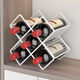 Tanbeiman Red Wine Display Rack Red Wine Rack Creative Light Luxury Modern Simple European Wine Cabinet Rack Ornament Wine Rack Display Rack Wine Rack Holder Black Double Pack