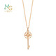 Chow Sang Sang 18K color gold pendant, mint series key, necklace not included, priced at 92775P