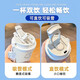 Cute ghost thermos cup high value stainless steel portable new double drinking coffee men's straw water cup XA13794 ghost + with lanyard 316 rust steel