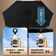 Umbrella Folding Fully Automatic Umbrella Solid Color Simple Business Umbrella Vinyl Sunscreen Umbrella UV Protection Reinforced Strong and Durable 16-Bone Lightweight Fully Automatic Wind-Resistant Reinforcement Vinyl Sunscreen Umbrella Sky Blue