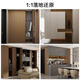 Quanyou (QUANU) Quanyou whole house customized overall bedroom wardrobe living room TV cabinet storage cabinet sideboard whole furniture cabinet customization 15 packages (the specific amount is subject to the design plan)