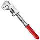 DELIXI ELECTRIC adjustable wrench multi-function pipe wrench thickened F-type live mouth right angle wrench open pipe wrench 15 inches
