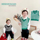Checkerboard Vest Children's Wool Vest 2025 Winter New Style Girls' Style Vest Plus Velvet Sweater Top Black BF073 Plaid Vest 110