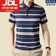 Biyinlefen Summer New Men Casual контрастная полосатая полосатая лацкальная лацкальная рубашка с короткими рукавами.
