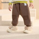 Bala Bala One baby pants trousers 2025 winter plus velvet baby pp pants warm and cute 208425108205