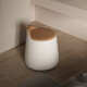 Shantou Lincun Dressing Stool Dressing Stool Chair ins Bedroom Light Luxury Minimalist Dressing Table Stool Home Net Off-white + Orange Thickened Leather Seat Surface + 360 Quiet