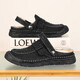 Sandalen Herren trendy Outdoor Sports Kleidung Bag-Toe Casual Schuhe Pantoffeln 2025 Neue Sommer atmungsaktiven Männer Beachschuhen braun [Mikrofaserleder A673] 47