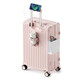 Case de chariot de roue universel multifonctionnel pour la boîte de mot de passe d'enregistrement de la valise pour femmes sac silencieux Box rose #xm modèle 24 pouces