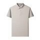 Yager Sommer High-End-Kurzärärt-T-Shirt im mittleren Alter im mittleren Alter, das das verspottungslose Eisseide-Polo-Hemd Lteel Cloor Closer 15810 Rock Grey L 50 (126-140jin [Jin ist gleich 0,5 kg]))