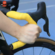 SEER Octopus Road Handlebar Tape Reinforced Shock Absorption Anti-Slip Dead Flying Bicycle Handlebar Bend Bar Wrap Strap Grip Cover White PU+Rainbow EVA