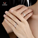 Aido diamond pt950 platinum snake pattern ring platinum new fashion super shining men and women couple ring 14# 3.2-3.4g