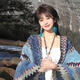 SANG XIU SHAWL Mujeres Yunnan Lijiang National Style Tourismo Blue Tourism