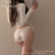 Sexy sexy underwear crotchless women's thong bed c-pants underwear white one set M