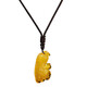 Keshan old phoenix beeswax pendant natural beeswax pendant necklace men and women water drop Pixiu sweater chain Wushi brand chicken gourd pendant lanyard style with certificate
