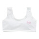 Wen Xiaoying girls underwear vest development period girls 9 pure cotton 10 years old 12 primary school students 13 wear primary school children's bra white M (recommended 60-85Jin Jin equals 0.5 kg)