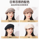 Hengyuanxiang beret women's autumn and winter warm wool baseball cap literary style fashion versatile handsome peaked cap birthday gift