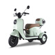 Phoenix Beetle electric tricycle for household use, small electric vehicle for walking for the elderly, electric three-wheeled leisure battery vehicle for the elderly, 600W丨60V30A lithium battery + battery life of about 75 kilometers