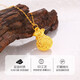 Chow Tai Fook Gold Necklace Women's Hard Gold Gilded Blessing Bag Pendant New Full Blessings and Satisfaction Gold Necklace Women's Back-to-School Gift