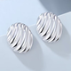Maiyong Lao Phoenix P950 Platinum Four-leaf Clover Silver Earrings Women's Earrings Screw Buckle Imitation Platinum Gold Ear Bone Nails 2025 Four-leaf Clover Ear Hooks - Light Luxury Style
